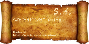 Sétáló Anita névjegykártya